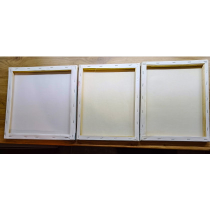 Marzena Dymek - obrazy akryl - KOMPLET RĘCZNIE MALOWANYCH OBRAZÓW - TRYPTYK NATURY ZIMOWE ZAMYŚLENIE (darmowa dostawa) foto #4