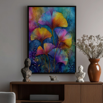 Justyna Jaszke - plakaty - GINKGO BILOBA - grafika na plakacie na A3 foto #2