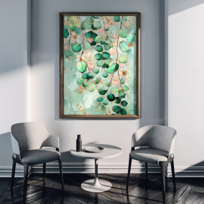 Justyna Jaszke - plakaty - Eukaliptus - grafika na plakacie na A3 foto #2