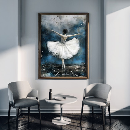 Justyna Jaszke - plakaty - Baletnica - grafika na plakacie na A3 foto #2