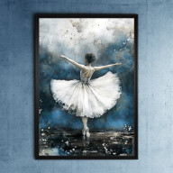 BALETNICA - GRAFIKA NA PLAKACIE NA A3