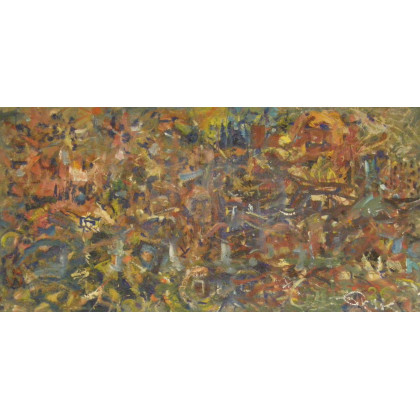 Most i Parlament - Londyn, wieczorem, Eryk Maler, obrazy olejne