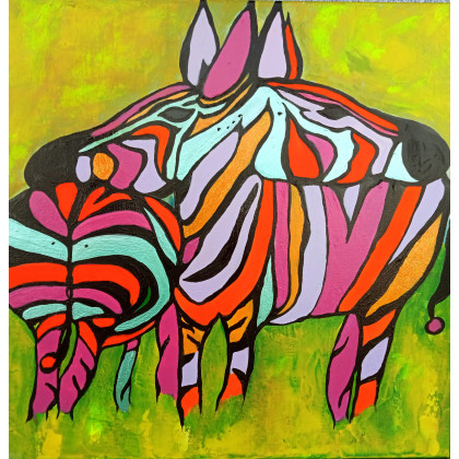 Barwy miłości, Ewa Mościszko, obrazy akryl