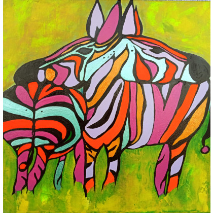 Ewa Mościszko - obrazy akryl - Barwy miłości foto #1