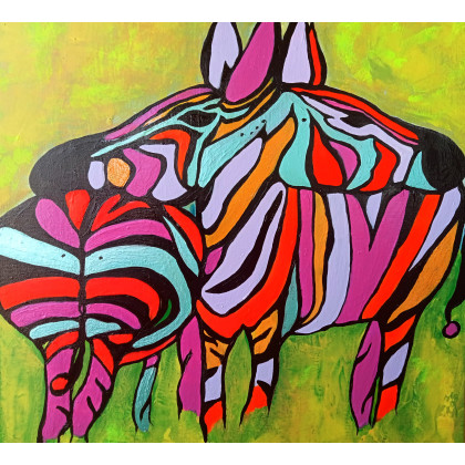 Ewa Mościszko - obrazy akryl - Barwy miłości foto #2