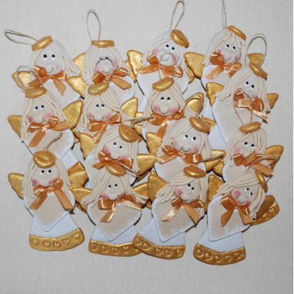 magosza - anioły i aniołki - Złote prezenciki - aniołki z dedykacją, prezent, dekoracja foto #1