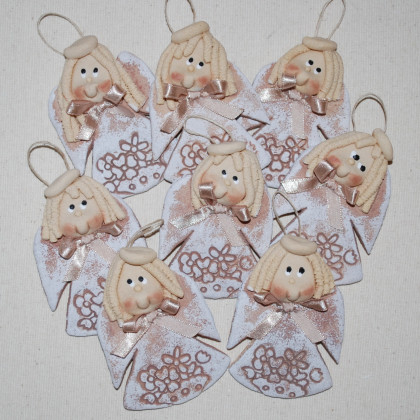 magosza - anioły i aniołki - Ulubione - aniołki z masy solnej, prezenciki dla gości, dekoracja foto #1