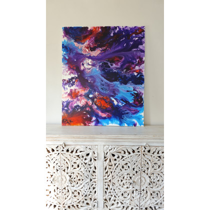 Joanna Bilska - obrazy akryl - Duży obraz abstrakcja 100x120 cm foto #1
