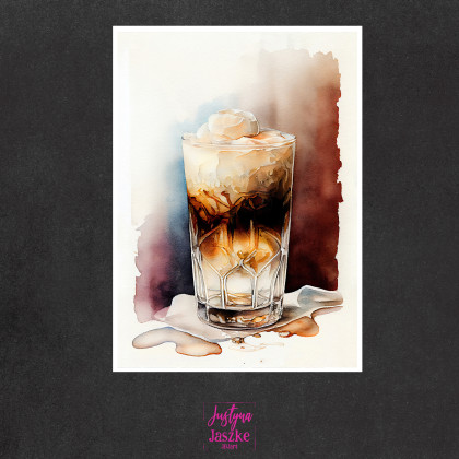 Justyna Jaszke - Grafika cyfrowa - Drinki - zestaw 9 grafik 15x21 cm foto #1