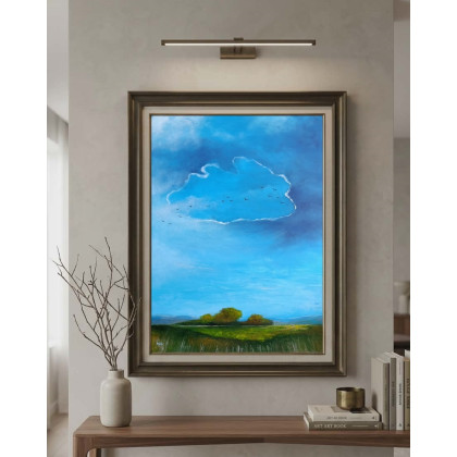 Paulina Lebida - obrazy akryl - Błękitny poranek  - obraz akrylowy 80/60 cm foto #1