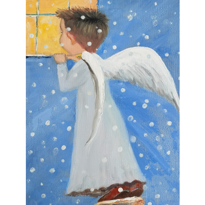 Aniołek Chłopczyk, Danuta Zgoł, obrazy olejne