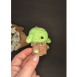 Zawieszka Dziecko Yoda na szydełku brelok Keychain bawełna