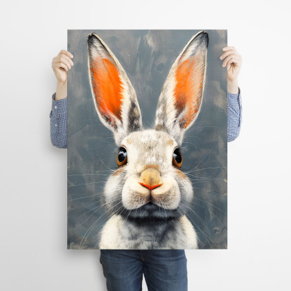 Justyna Jaszke - plakaty - Zając - grafika na plakacie na A3 foto #1