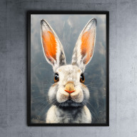 Zając - grafika na plakacie na A3