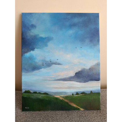 Paulina Lebida - obrazy akryl - Przemijanie  - obraz akrylowy 50/40 cm foto #1