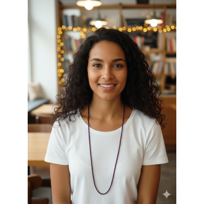 unikatart - bransoletki - Bransoletka Kryształowa - Głęboki Fiolet (Amethyst Glow) foto #1