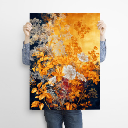 Justyna Jaszke - plakaty - Jesienny wieczór - grafika na plakacie na A3 foto #2