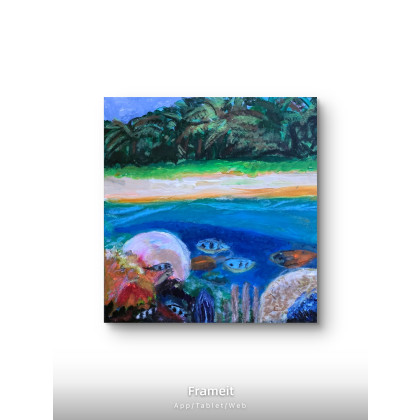 Krystyna Mościszko - obrazy akryl - Underwater 2 foto #1