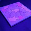 Obraz ręcznie malowany akrylami na płótnie bawełnianym Tile Turtle