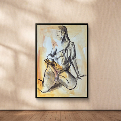 Studio.Sensual - obrazy tech. mieszana - Lady - 100x70 foto #1