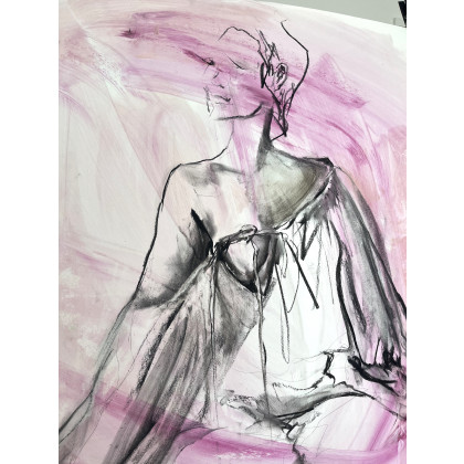 Studio.Sensual - obrazy tech. mieszana - Pink - 100x70cm foto #1