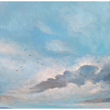 Paulina Lebida - obrazy akryl - W samo południe obraz akrylowy 50/40 cm foto #2