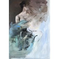 W BŁĘKITACH - 100X70.