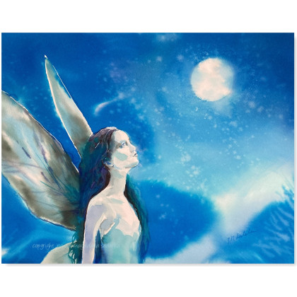 Face to face, Joanna Magdalena, obrazy akwarela