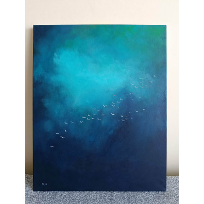 Paulina Lebida - obrazy akryl - Na niebie- obraz akrylowy 50/40 cm foto #2