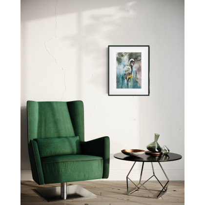 Joanna Tomczyk - obrazy akwarela - Bądź czujnym, Akwarela 33x46 cm foto #1