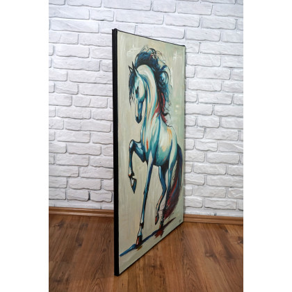 Rafal Stach - obrazy akryl - Azure 80x100 foto #3