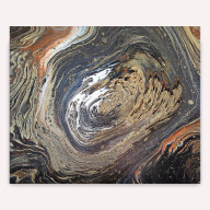 ABSTRAKCJA POURING - PŁÓTNO 50X60