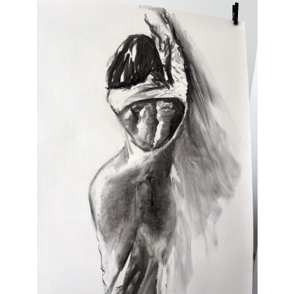 Studio.Sensual - rysunek węglem - Lady - 100x70 foto #2