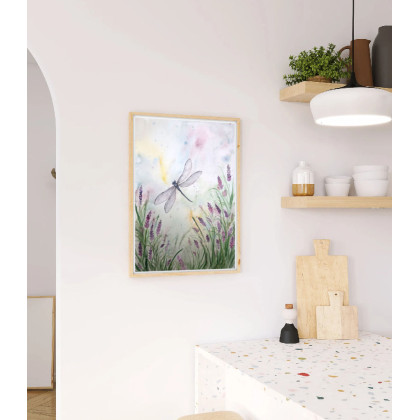 Małgorzata Domańska ART - obrazy akwarela - Akwarela 30x40cm. Ważka foto #1