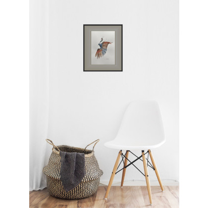 Joanna Tomczyk - obrazy akwarela - Żuraw 1, Akwarela 24 x 32 cm foto #2