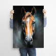 Portret konia 1 - grafika na plakacie na A3