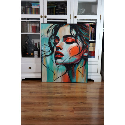 Rafal Stach - obrazy akryl - Gentle Zephyr 80x100 foto #4