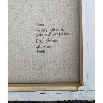 Myroslava Burlaka - obrazy olejne - Kwiaty górskie. Lekcja filozoficzna. foto #4