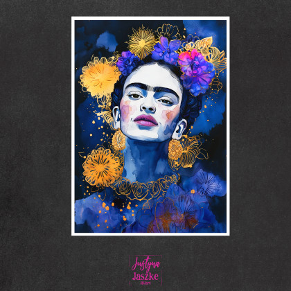 Justyna Jaszke - Grafika cyfrowa - Być jak Frida 1 - zestaw 9 grafik 15x21 cm foto #1