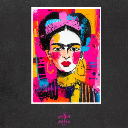 Justyna Jaszke - Grafika cyfrowa - Być jak Frida 1 - zestaw 9 grafik 15x21 cm foto #2