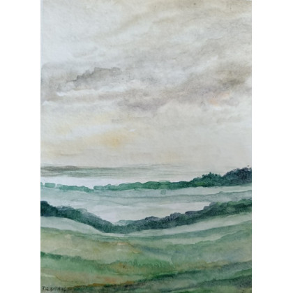 Paulina Lebida - obrazy akwarela - Pejzaż -  akwarela formatu 24/18 cm foto #1