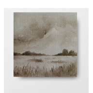 PEJZAŻ -  AKWARELA FORMATU 20/20 CM