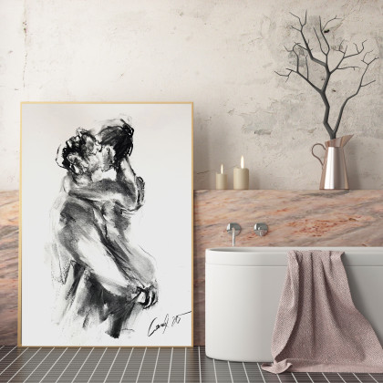 Studio.Sensual - rysunek węglem - You - 50x70cm foto #2