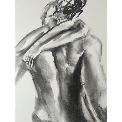 Studio.Sensual - rysunek węglem - Przy Tobie - 100x70cm foto #3