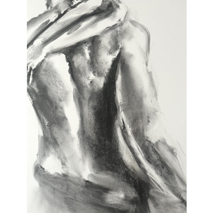 Studio.Sensual - rysunek węglem - Przy Tobie - 100x70cm foto #4