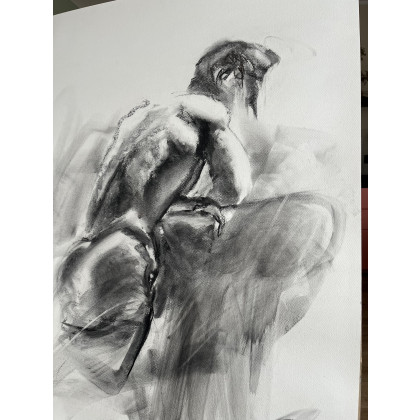 Studio.Sensual - rysunek węglem - Manly - 100x70cm foto #1