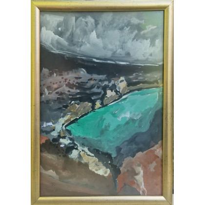 El Golfo 2, Agnieszka Maj, obrazy tempera