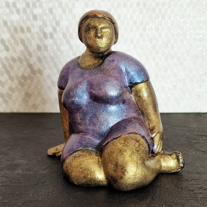 Czas relaksu z... Halinką - rzeźba z gipsu, Justyna Jaszke, rzeźby