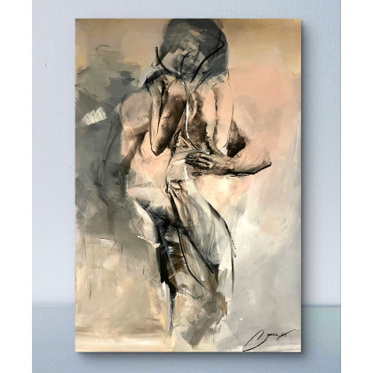 Love me - 100x70cm, Studio.Sensual, obrazy tech. mieszana