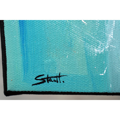 Rafal Stach - obrazy akryl - Bianca 80x100 foto #2